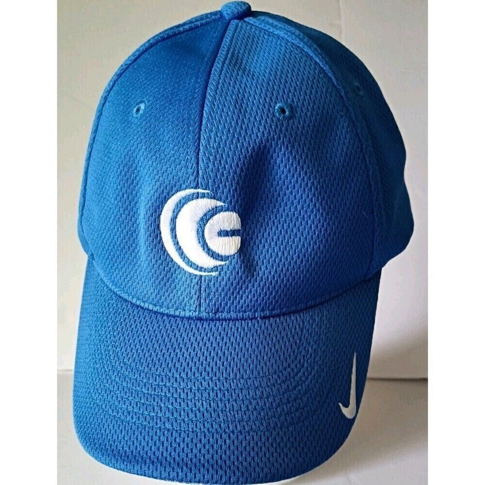 Nike Dri-FIT Stretch Sandwich Bill Cap 333115 Pacific Blue M/L Origin Group New